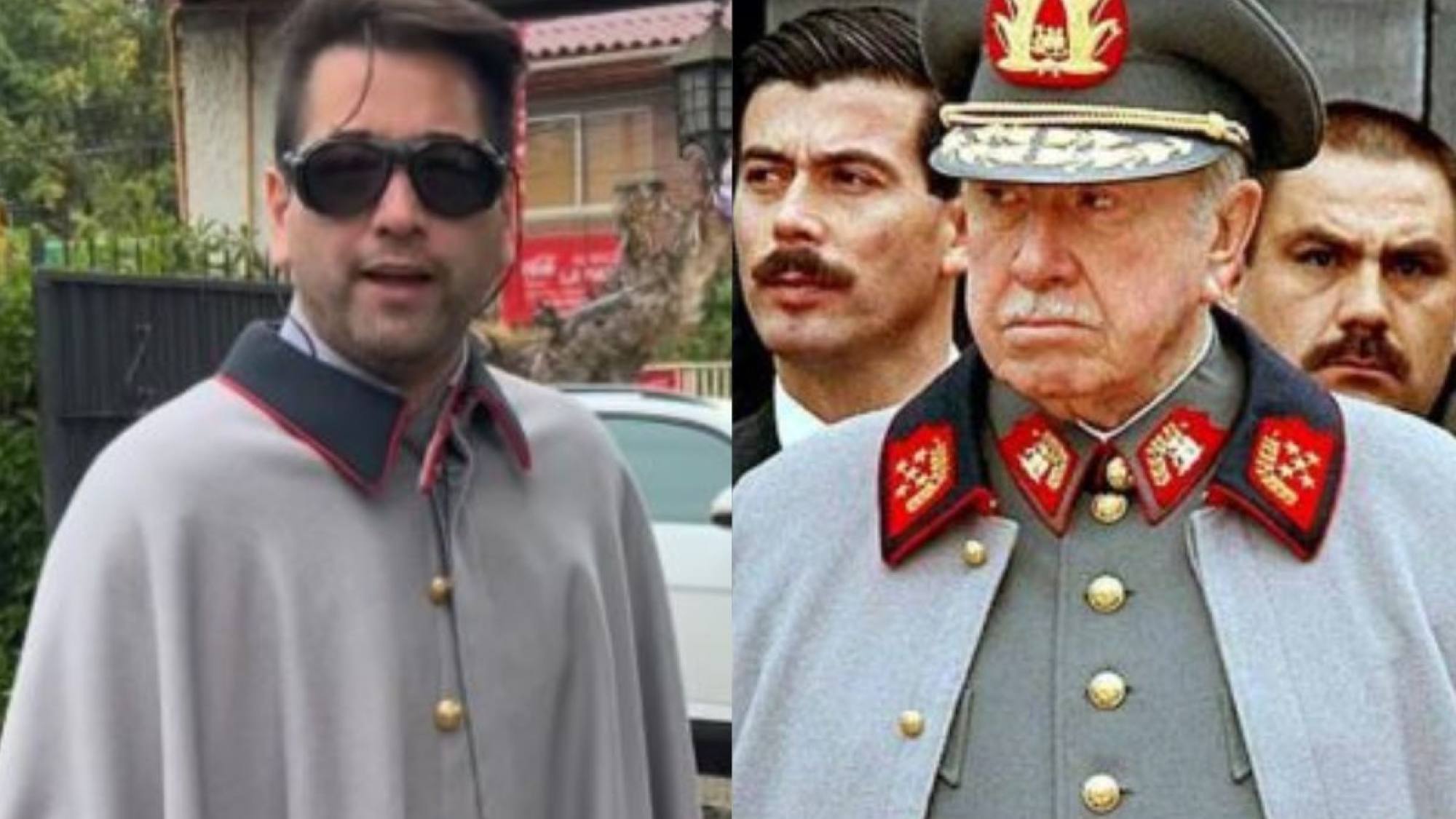 “¡Me visto como quiero!”: Diputado Olivares explotó por críticas a su capa prusiana estilo Pinochet