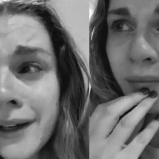 La angustia de Tanza Varela por ver a su hija hospitalizada  ,Captura de redes sociales