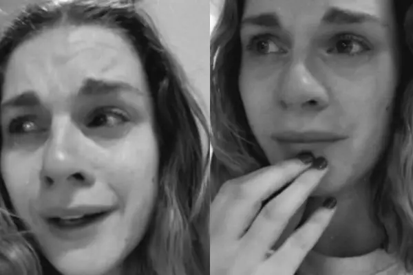 La angustia de Tanza Varela por ver a su hija hospitalizada  ,Captura de redes sociales