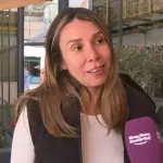 Cecilia Gutiérrez al interior de Canal 13, Captura