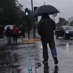 Lluvia en Santiago
