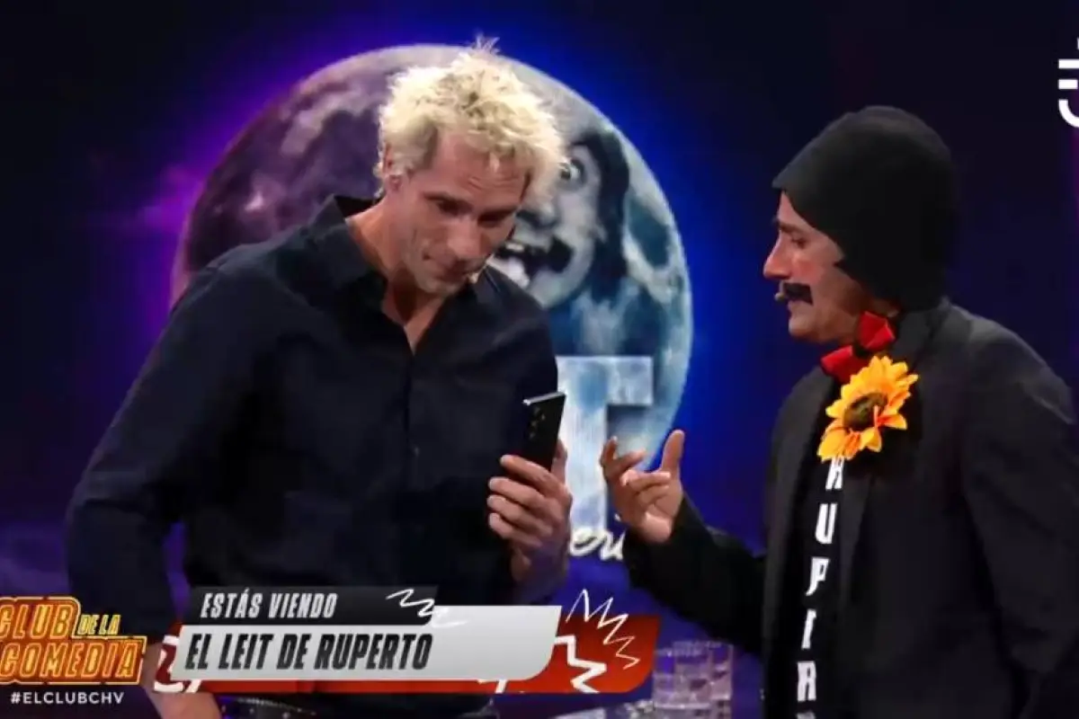 Ruperto subió al columpio a Gonzalo Valenzuela, Captura | Club de la Comedia (CHV)