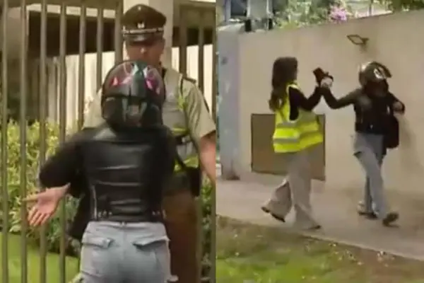 Daniela Muñoz fue agredida en plena fiscalización  ,Captura | CHV