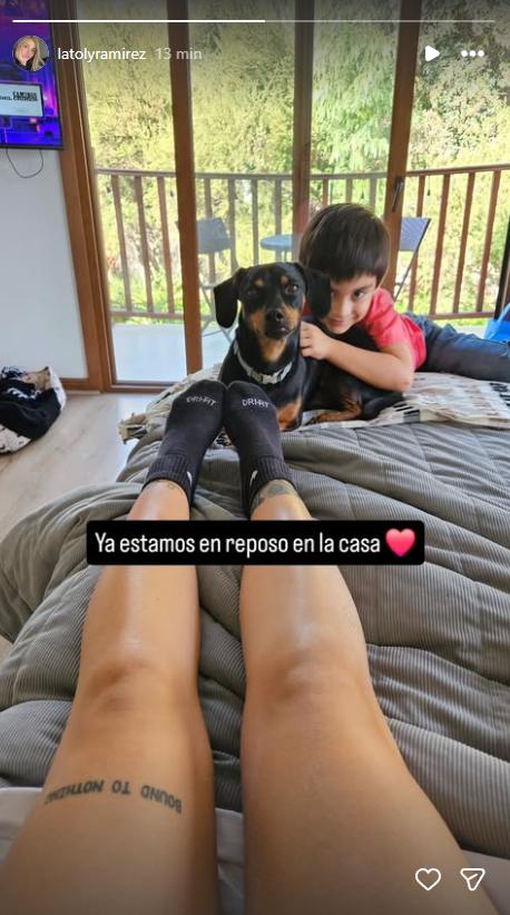 Hija de Gonzalo Ramírez fue dada de alta - Antonia Ramírez | Instagram
