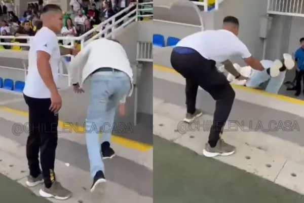 Lizardo Garrido sufrió dura caía  ,Captura