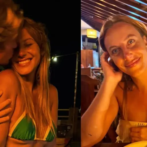 Trini Cerda y galán extranjero ,Redes sociales