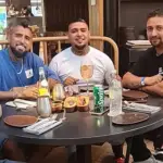 Arturo Vidal y Juan Pablo Arenas, Instagram