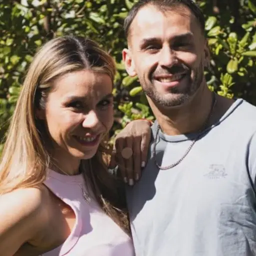 Cecilia Gutiérrez y su esposo ,Instagram