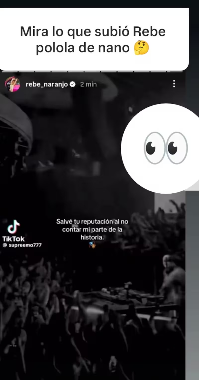 Misterioso post de Rebeca Naranjo  - Captura | Infama