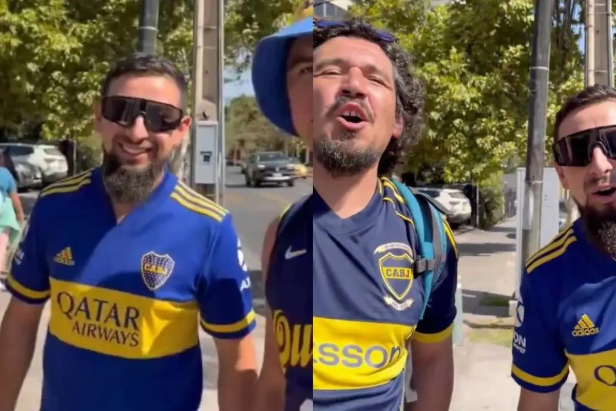Chilenos se declaran ''hinchas'' de Boca Juniors, Captura | X
