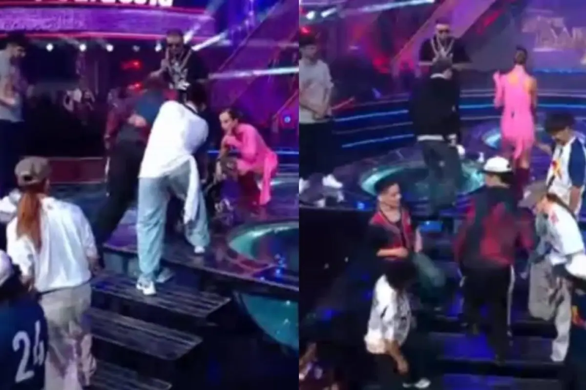 ''El Menor'' sufrió aparatosa caída en Fiebre de Baile , Captura | Fiebre de Baile