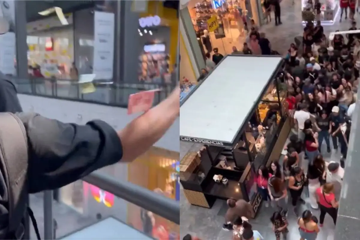 Video que se viralizó de la actividad, Captura de pantalla