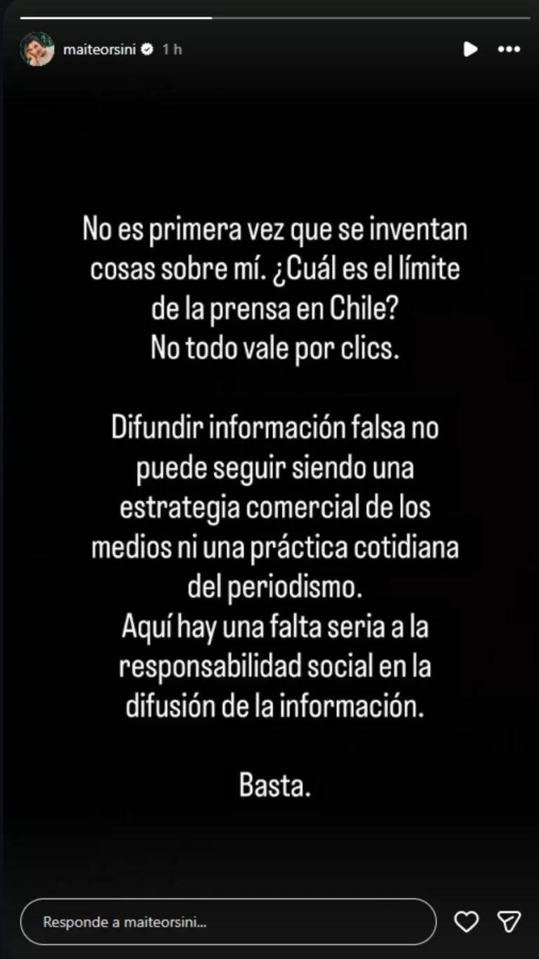 Historia de Maite Orsini - Captura de pantalla - FMDOS