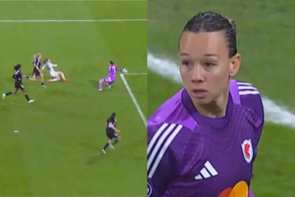 Christiane Endler por Champions League ,Captura de pantalla