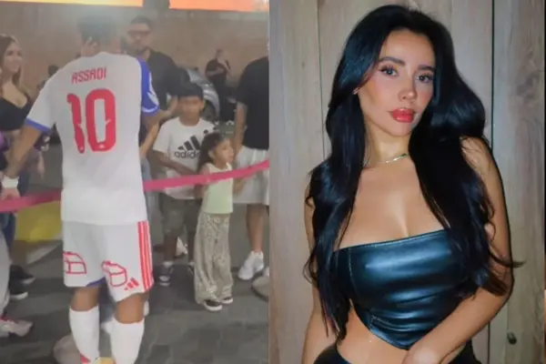 Lucas Assadi recibió el cariño de su novia ,Instagram