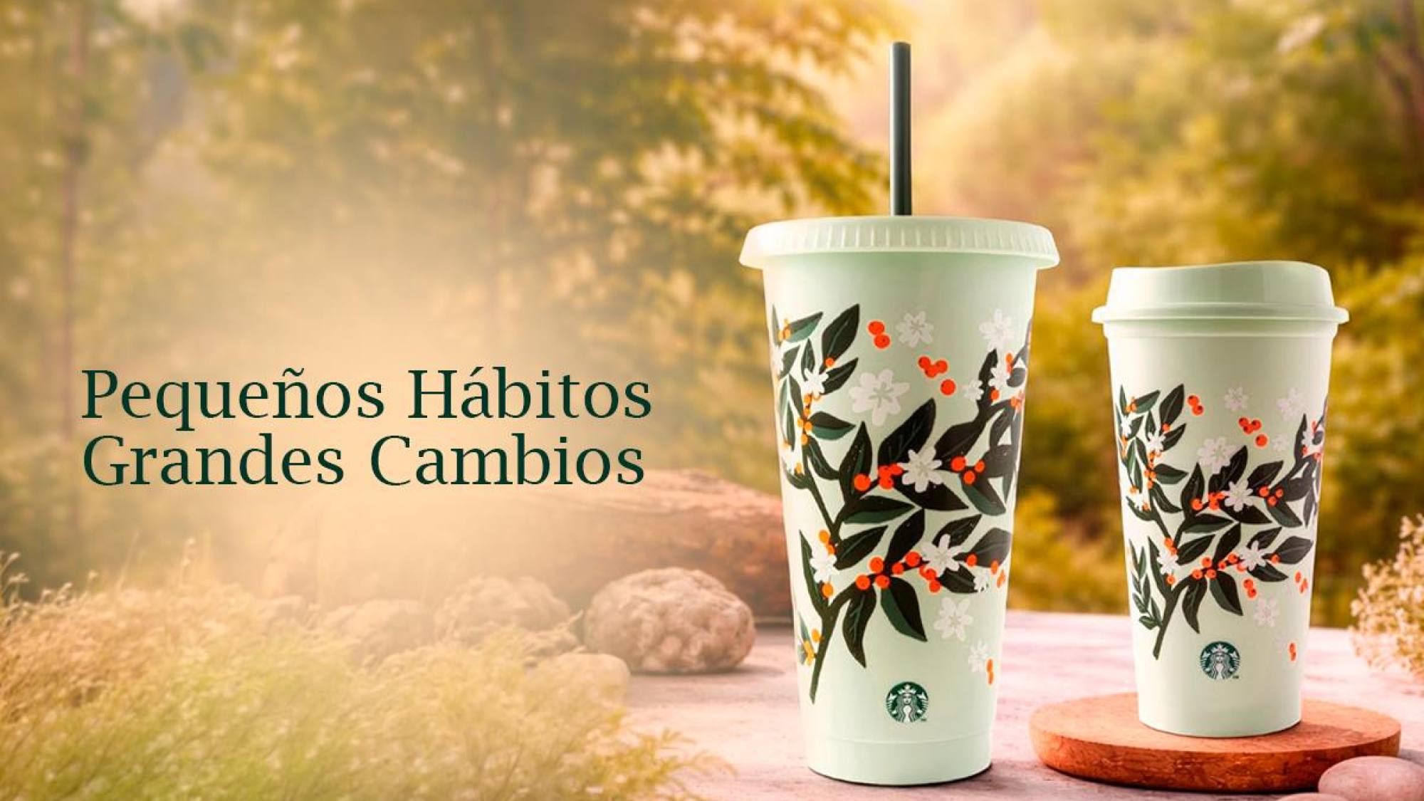 Starbucks invita a elegir lo reutilizable en el Día de la Tierra