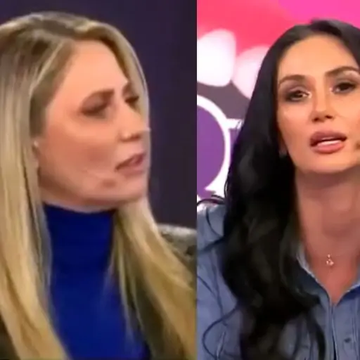 La rubia versus la morena en TV ,Captura
