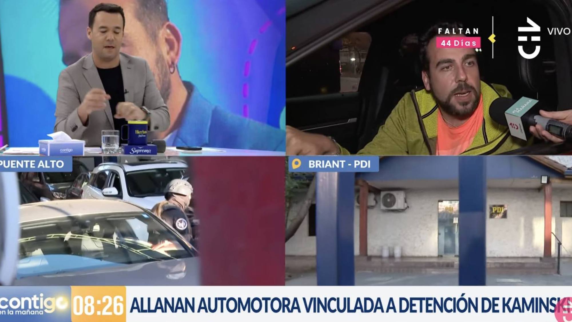 ¿Qué se sabe de detención de Francisco Kaminski? PDI allana automotora vinculada al operativo