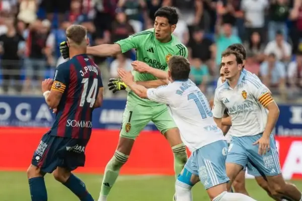 Golpe en el derbi aragonés ,Sport Aragón