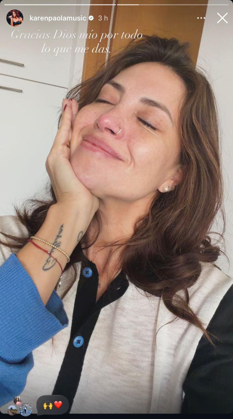La emoción desbordada de Karen Paola - Karen Paola | Instagram