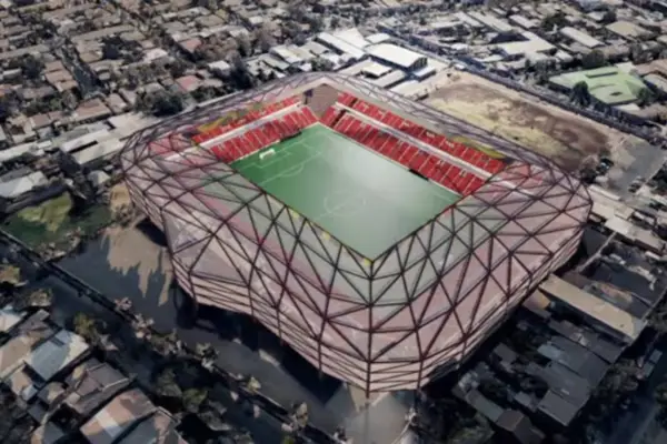 Nuevo estadio Santa Laura ,La Tercera