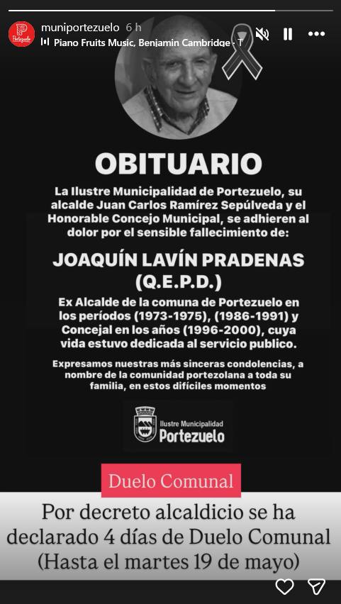 Joaquín Lavín Pradenas - Instagram