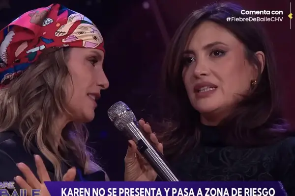 Karen Paola en Fiebre de Baile ,Captura de pantalla