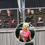 Gabriel Boric y Paula Carrasco en concierto de Mon Laferte,  Captura de redes sociales
