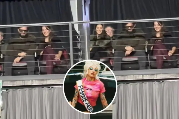 Gabriel Boric y Paula Carrasco en concierto de Mon Laferte , Captura de redes sociales