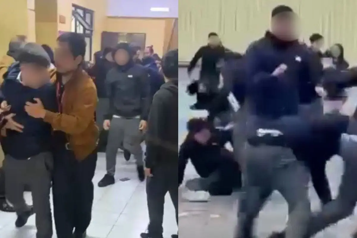Masiva pelea al interior de liceo en Talcahuano, Captura