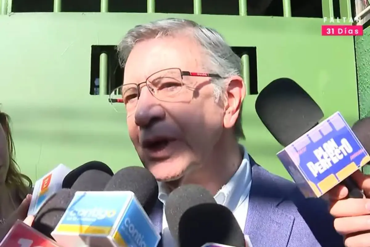 Joaquín Lavín tras visitar a su hijo, Captura de pantalla