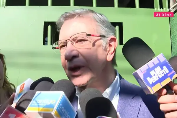Joaquín Lavín tras visitar a su hijo ,Captura de pantalla