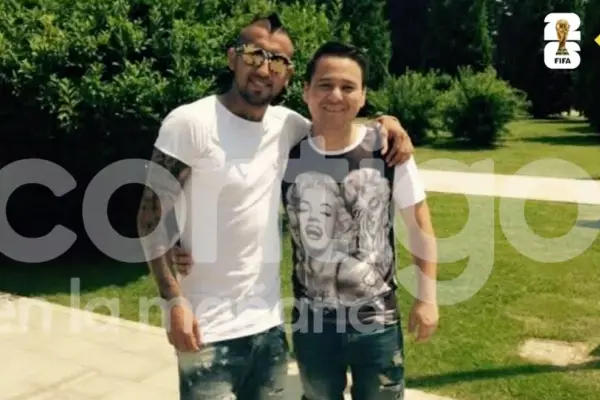 Arturo Vidal junto a Ignacio Rodríguez  ,Captura | Contigo en la mañana