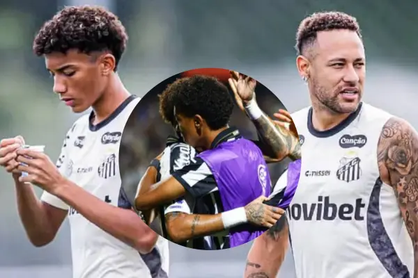 Neymar y Robinho Jr.  ,Montaje LH | TyC Sports