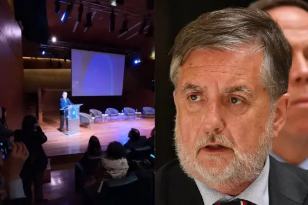 Un momento ingrato vivió el ministro Undurraga ,Captura