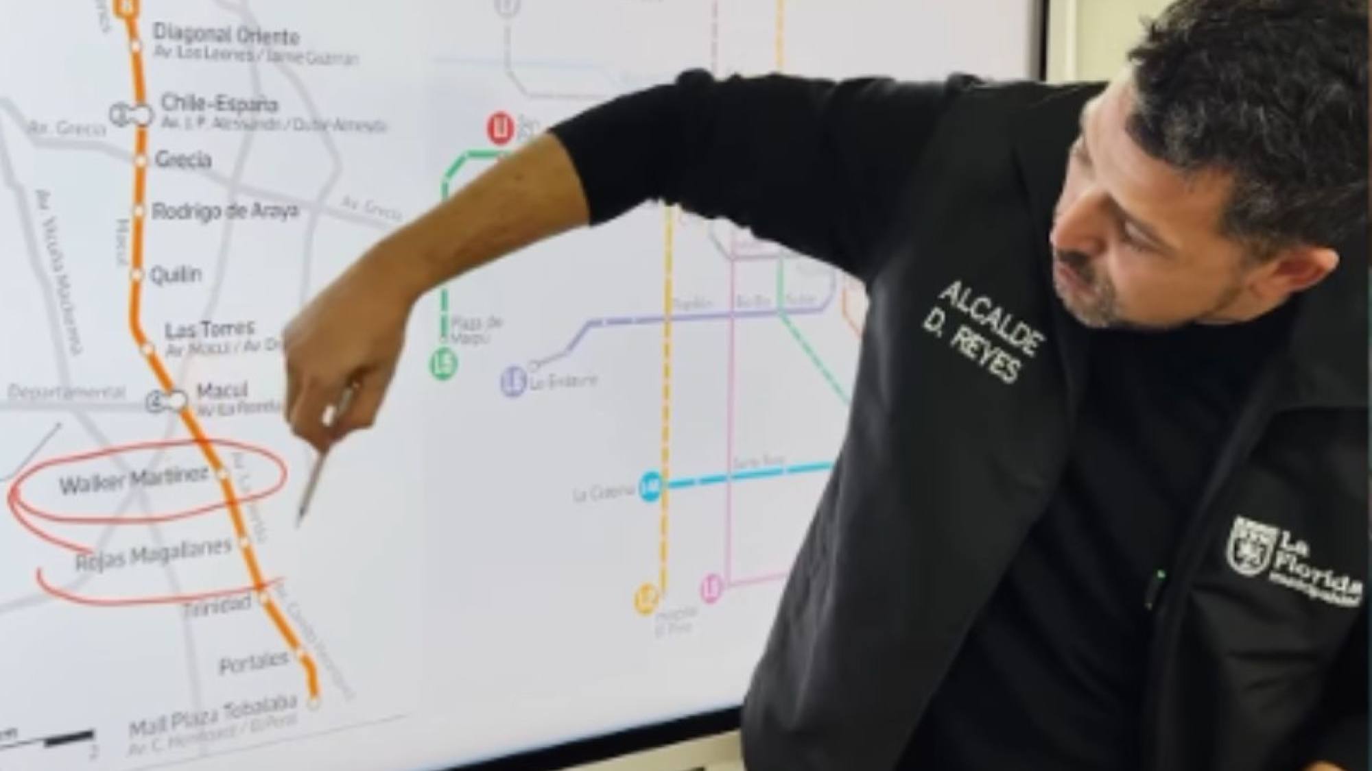 “De las pocas comunas con 4 líneas de Metro”: alcalde de La Florida celebra luz verde para la esperada Línea 8