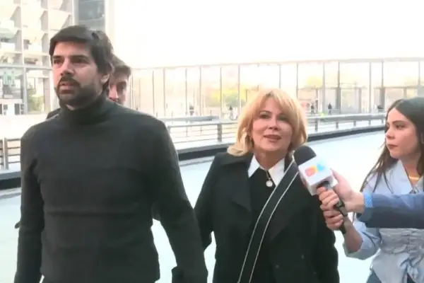 Joaquín Lavín León y Cathy Barriga ,Captura | Tu Día (Canal 13)
