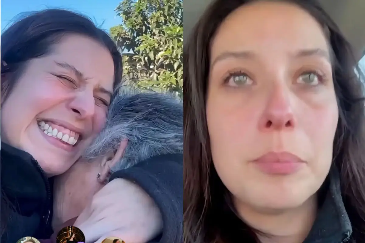 María José Quintanilla no pudo esconder su emoción, Captura