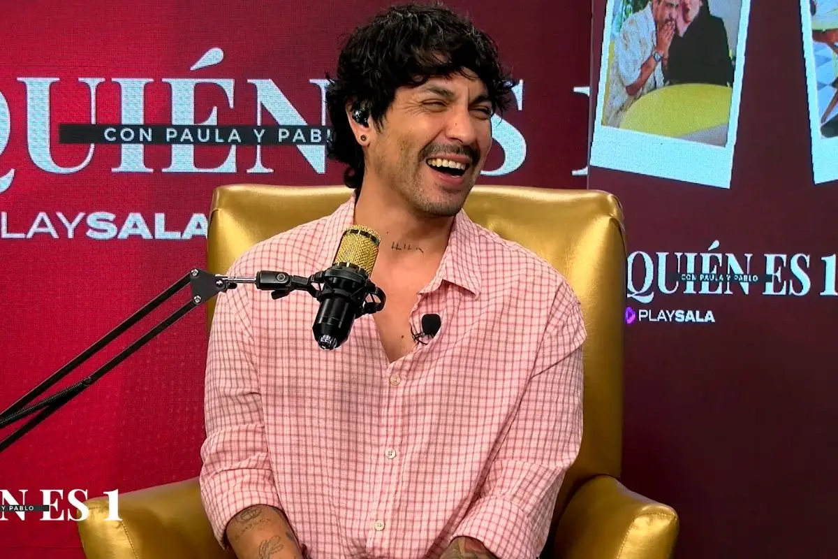 Pablo Candia en el estudio de Quien es 1, Captura