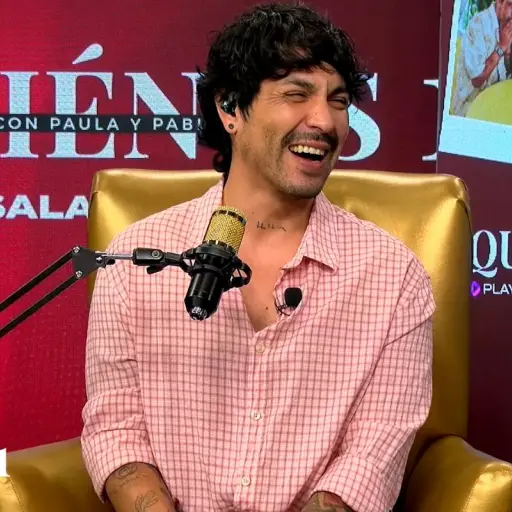 Pablo Candia en el estudio de \
