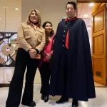 Javier Olivares estilo Pinochet en el Parlamento, Captura