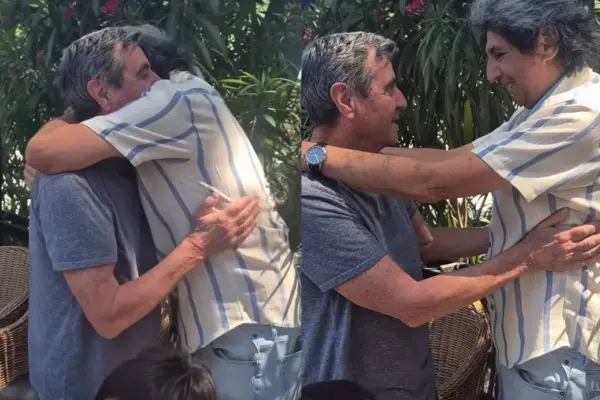 Emotivo reencuentro entre Mirko Jozic y Lizardo Garrido ,Instagram | DaleAlbo