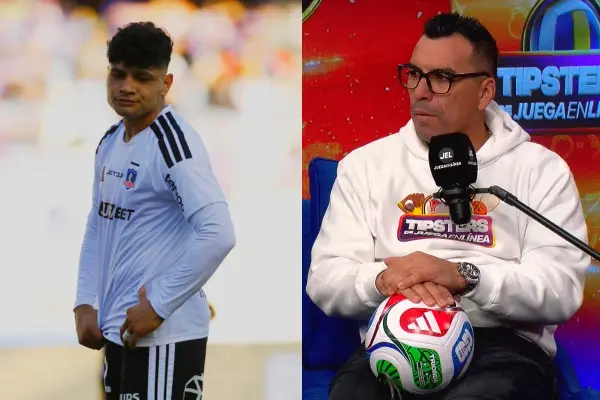 Esteban Paredes en el estudio de \