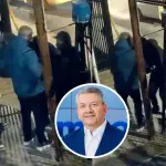 Jaime Leyton sufrió violenta encerrona , Captura de redes sociales