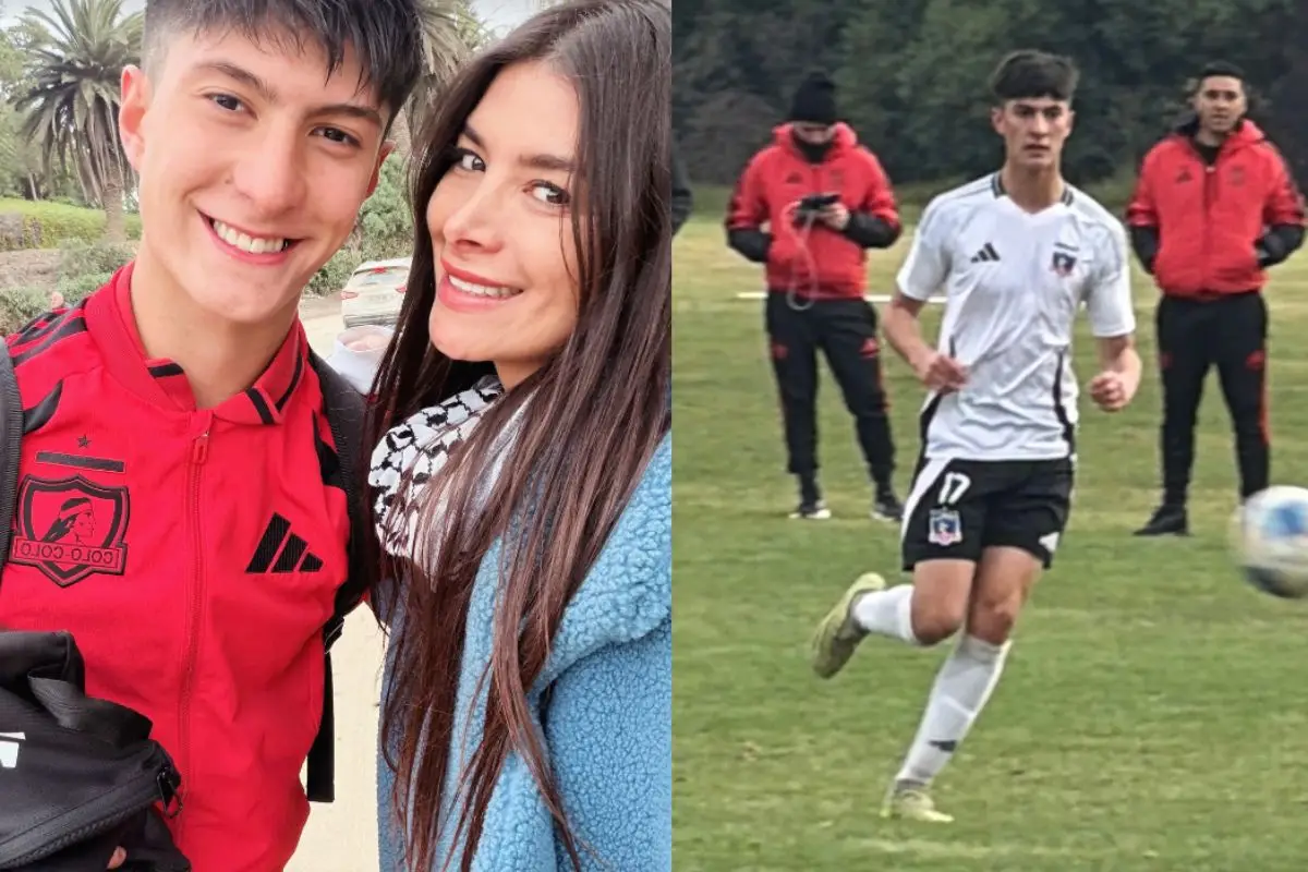 Patricio Laguna Jr. juega en la sub 15 de Colo Colo, Instagram