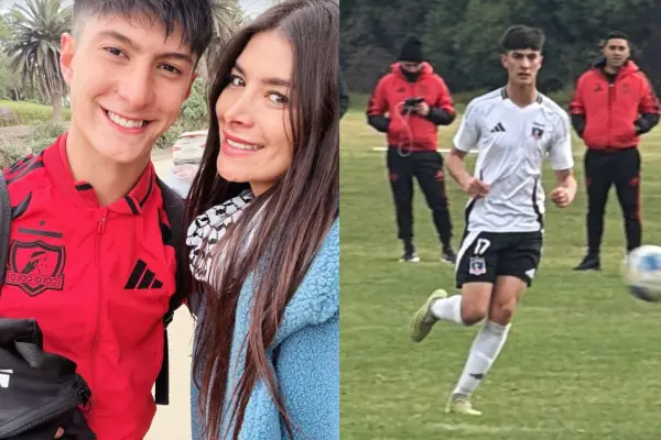 Patricio Laguna Jr. juega en la sub 15 de Colo Colo ,Instagram