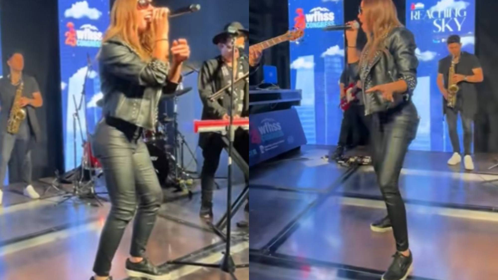 Viralizan video de Mara Sedini cantando como las Spice Girls a horas de su salida de La Moneda