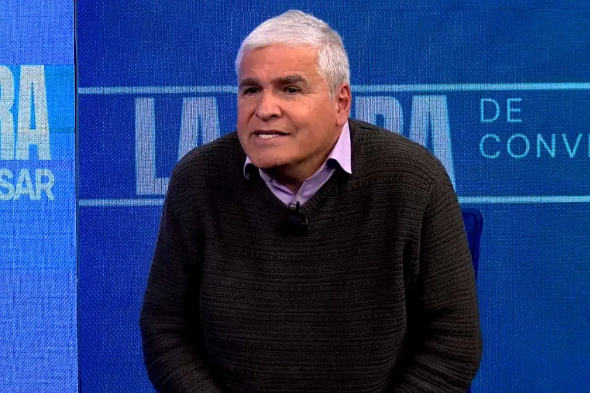 Nicolás Larraín en el estudio de La Hora de Conversar, Captura