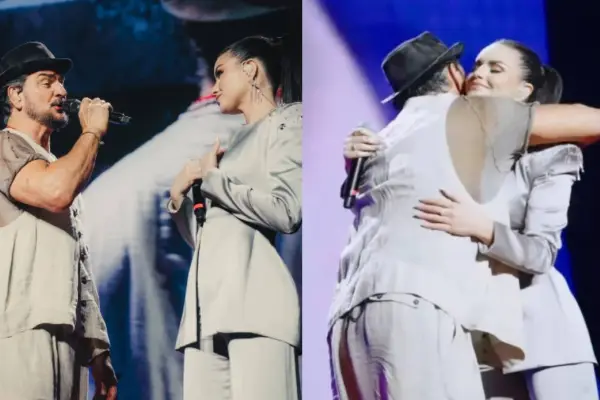 Emilia Dides cantó junto a Ricardo Arjona en el Movistar Arena ,Emilia Dides | Instagram