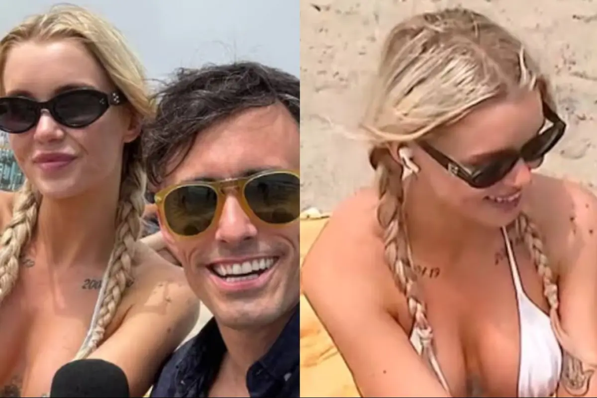 Roberto Cox encantado con influencer sueca, Captura | CHV